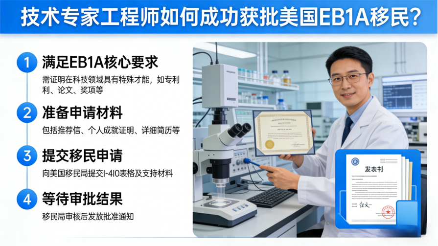 “技术专家”工程师，如何成功获批美国EB1A移民？